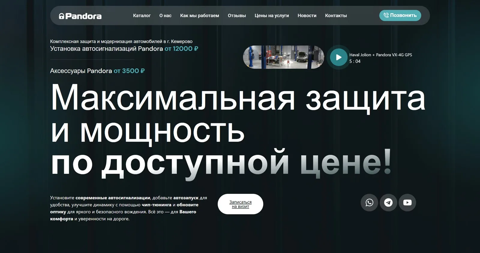 Pandora42 — автосигнализации в Кемерово