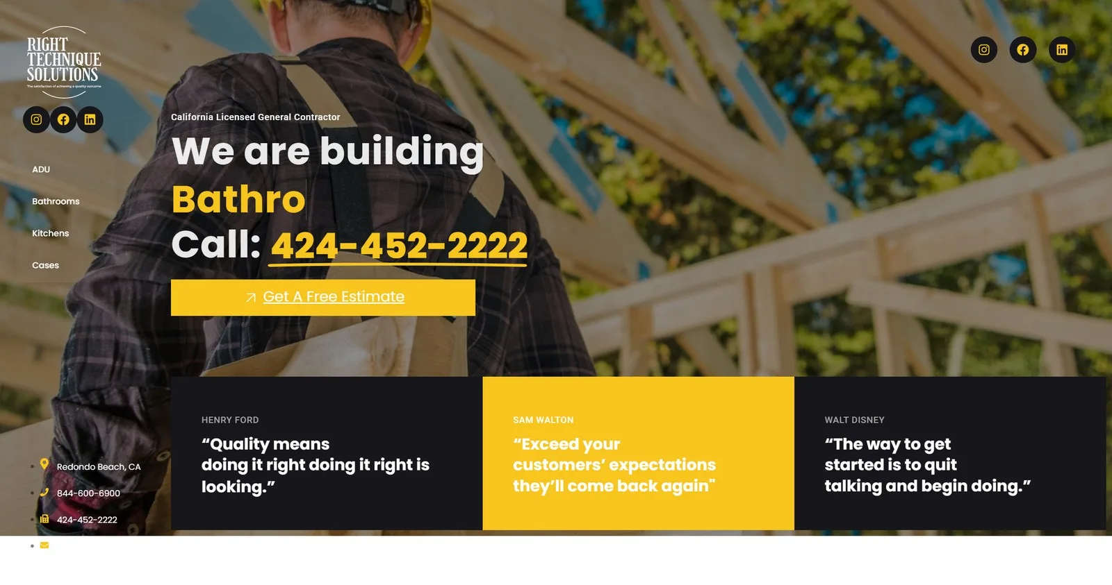 RTS4U — ADU contractor в California