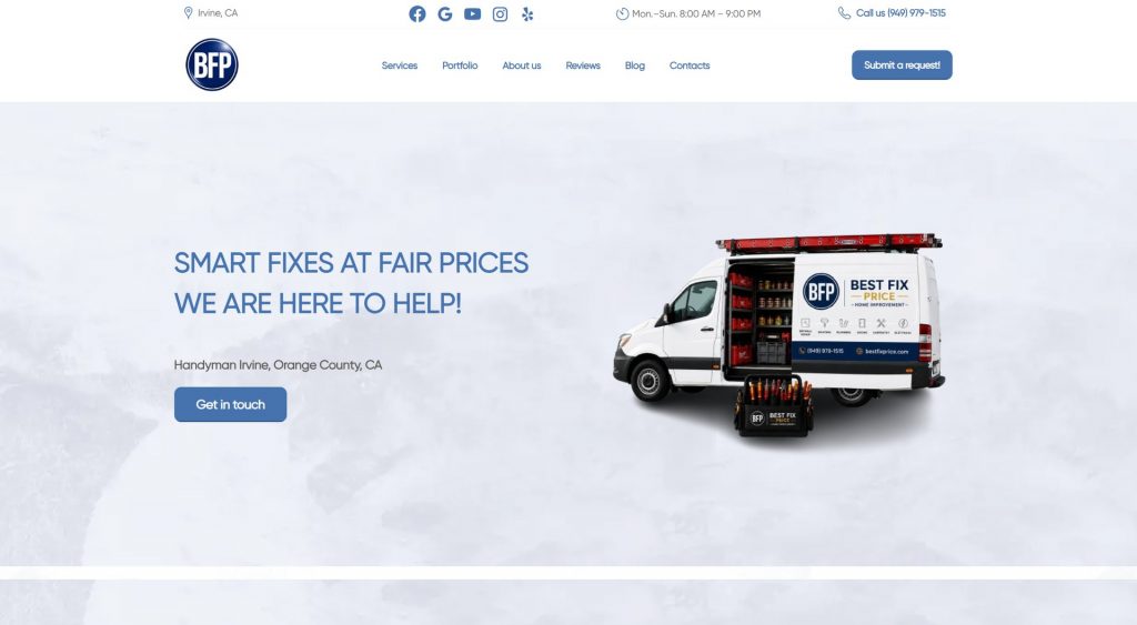 Best Fix Price — handyman в Irvine, CA — home full 01