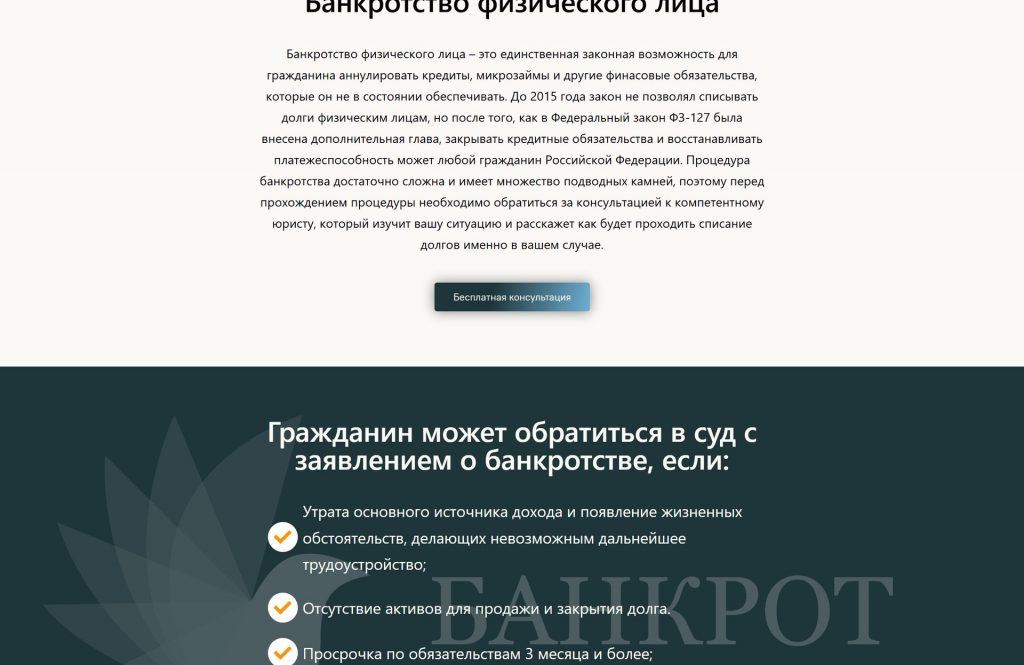 Банкрот Проект — банкротство физлиц и юрлиц — uslugi fiz 02